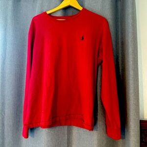 Ralph Lauren Red polo long sleeve xl